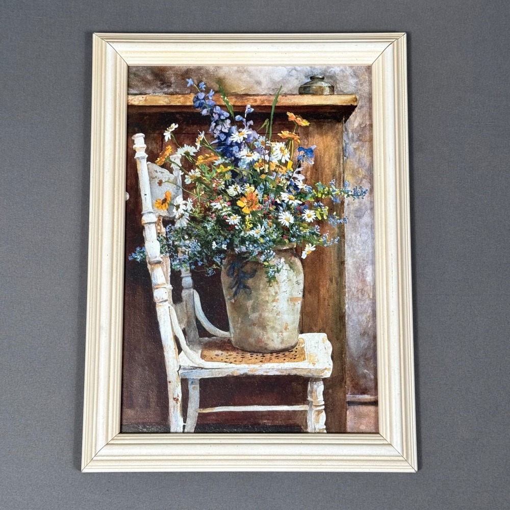 Patton Wilson Morning Arrangement Framed Print Vintage Floral Art